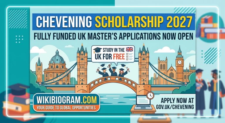 Chevening Scholarship 2027: Fully Funded UK Master’s Applications Now Open